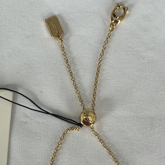 Coach Semi Precious Dice Slider Charm Bracelet - Picture 3 of 5